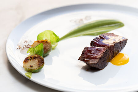 Beef, Juniper and Brussels sprout by Pipero, Rome