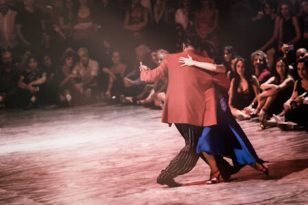 Juana Sepulveda & Mariano Chicho Frúmboli dancing at Salone delle Fontane, Rome