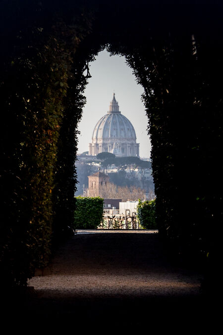View of Saint Peter's from the keyhole