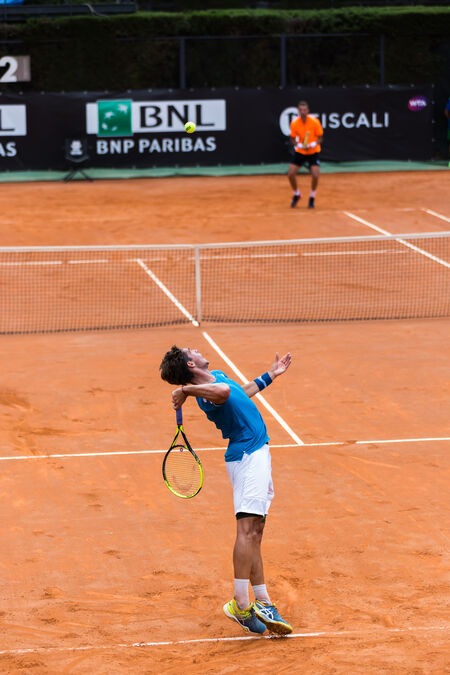 Filippo Baldi at the Italian Open in 2018